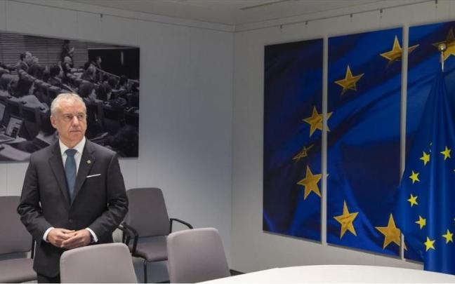 Urkullu ha hecho pública una declaración con motivo de la celebración este jueves del Día de Europa. / IREKIA Urkullu ha hecho pública una declaración con motivo de la celebración este jueves del Día de Europa.