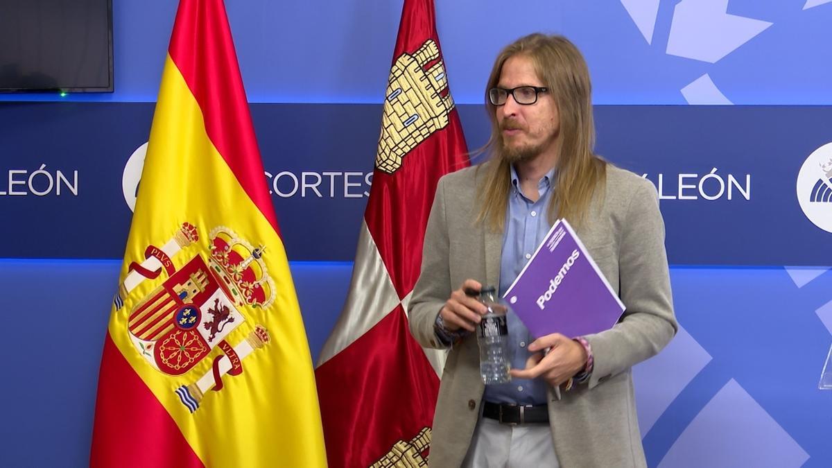 El coportavoz y secretario de Organización de Podemos, Pablo Fernández.