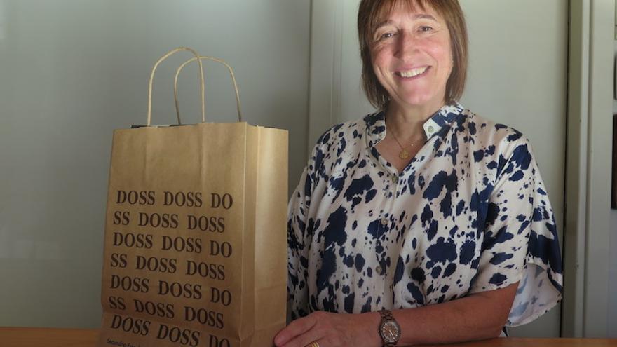 Maribel Guzmán, en la tienda Doss de Zumarraga.