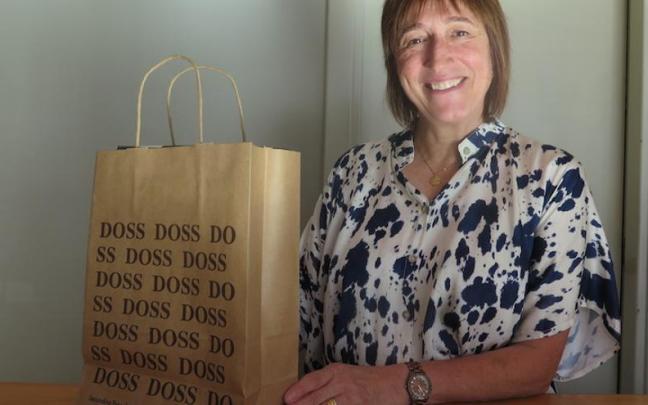 Maribel Guzmán, en la tienda Doss de Zumarraga.