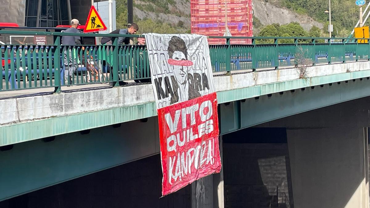 Marcha contra la visita de Vito Quiles.