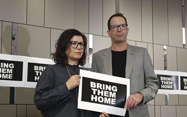 Familiares de los rehenes de Hamás piden su liberación