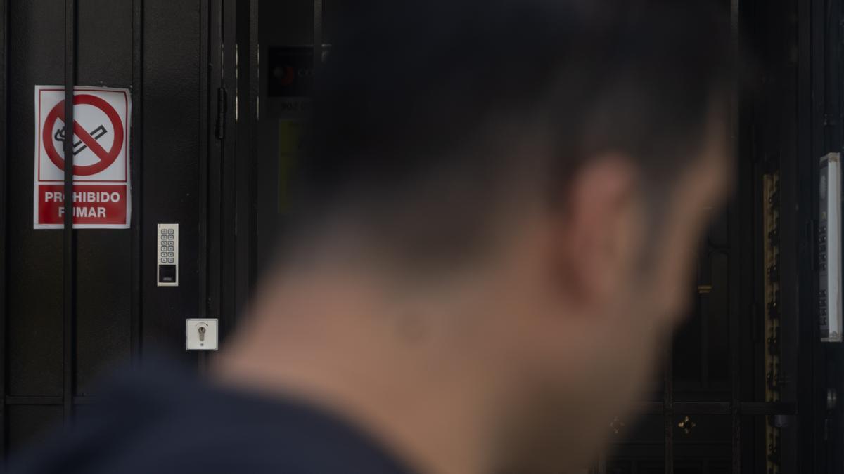 Fachada de un apartamento turístico, en Madrid