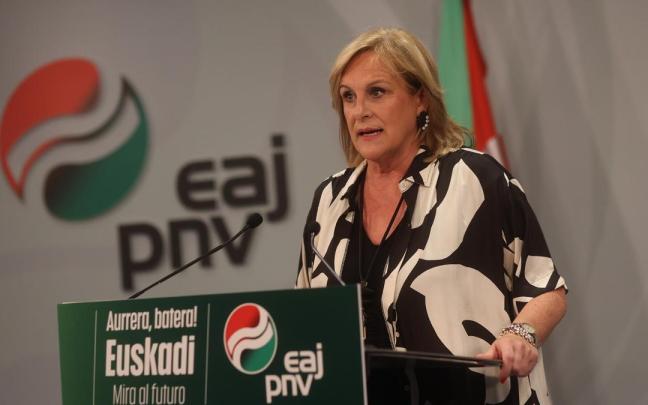 Itxaso Atuxa: "El PNV no ha gastado un minuto en especular sobre la fecha de las elecciones" Itxaso Atuxa: "El PNV no ha gastado un minuto en especular sobre la fecha de las elecciones"