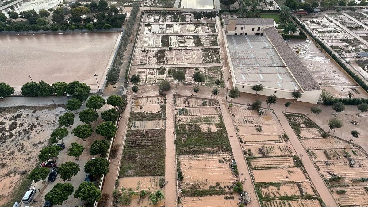 Daños causados por la dana en el barrio de La Torre de València