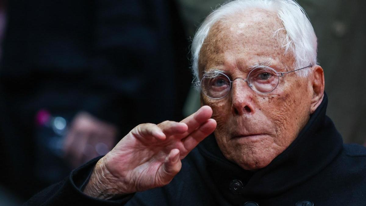 Giorgo Armani ha fallecido a los 91 años.