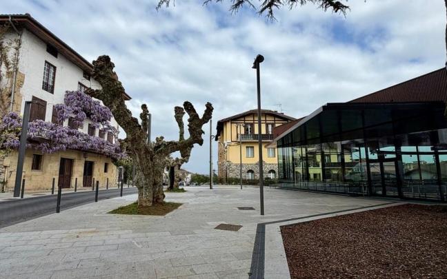 Plazoleta donde proponen llamarle Jaime Rodríguez Salís en Irun.