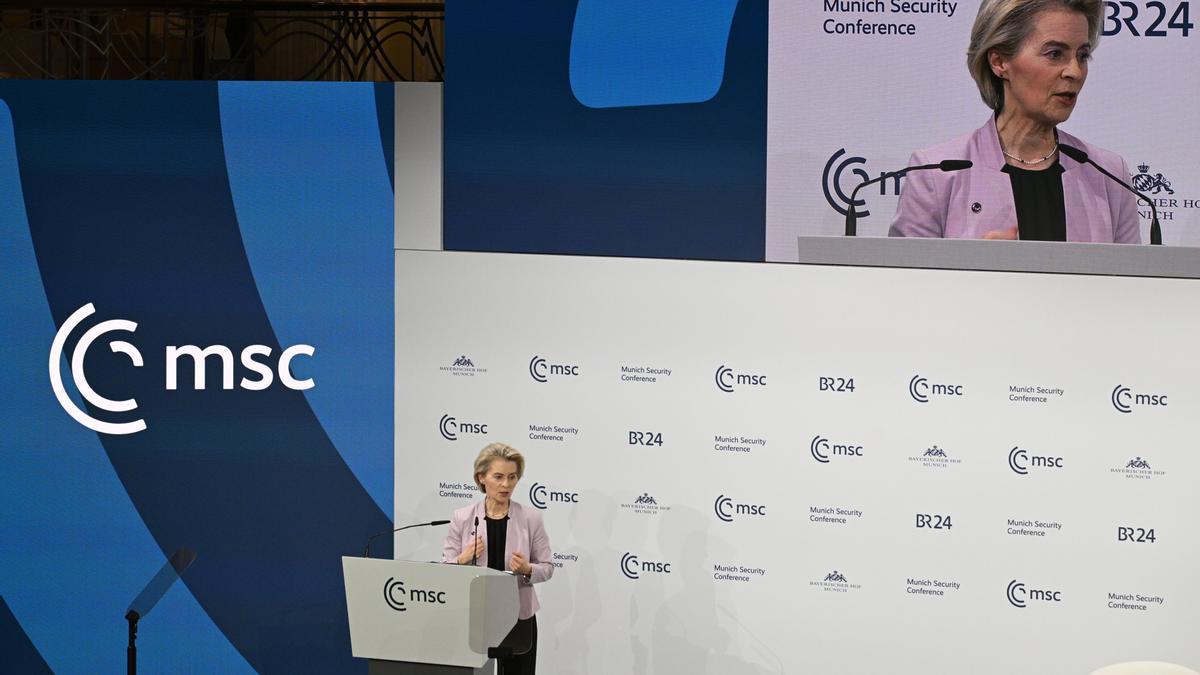 La presidenta de la Comisión Europea, Ursula von der Leyen