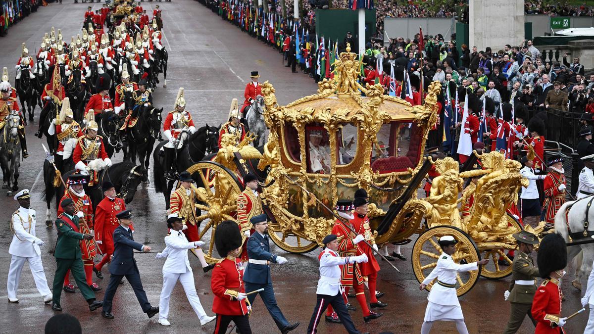 La coronación de Carlos III en las calles de Londres