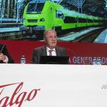 Junta General de Accionistas de Talgo, presidida por José AntonioJainaga, en Arkabia.
