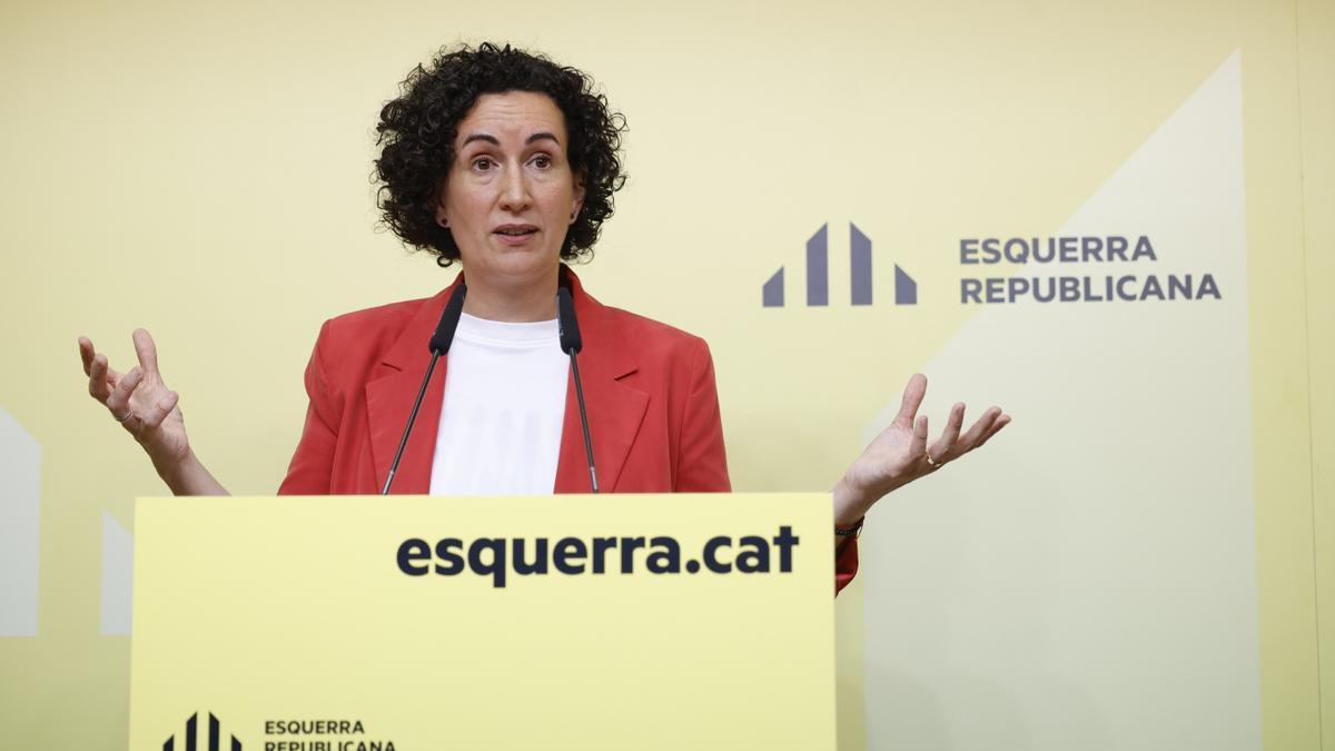 La secretaria general de ERC, Marta Rovira, ya avisó al PSC de que el plazo para levantarse de la mesa expira el 31 de julio