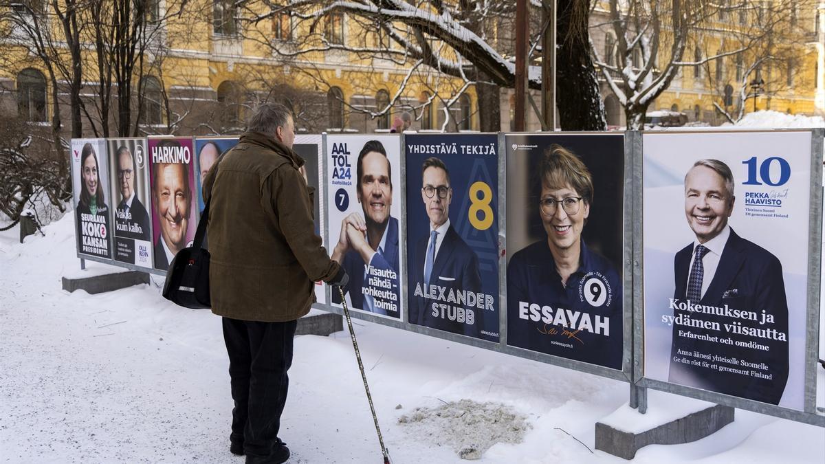 Imágenes con los principales candidatos, Finlandia.