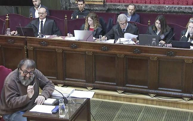 Koldo García declara en presencia, al fondo, de Aldama (izquierda) y Ábalos (derecha)