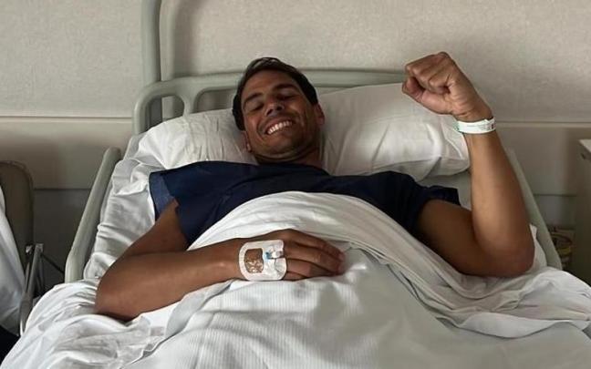 Rafa Nadal pasa revisión de su lesión en el psoas. Rafa Nadal pasa revisión de su lesión en el psoas.