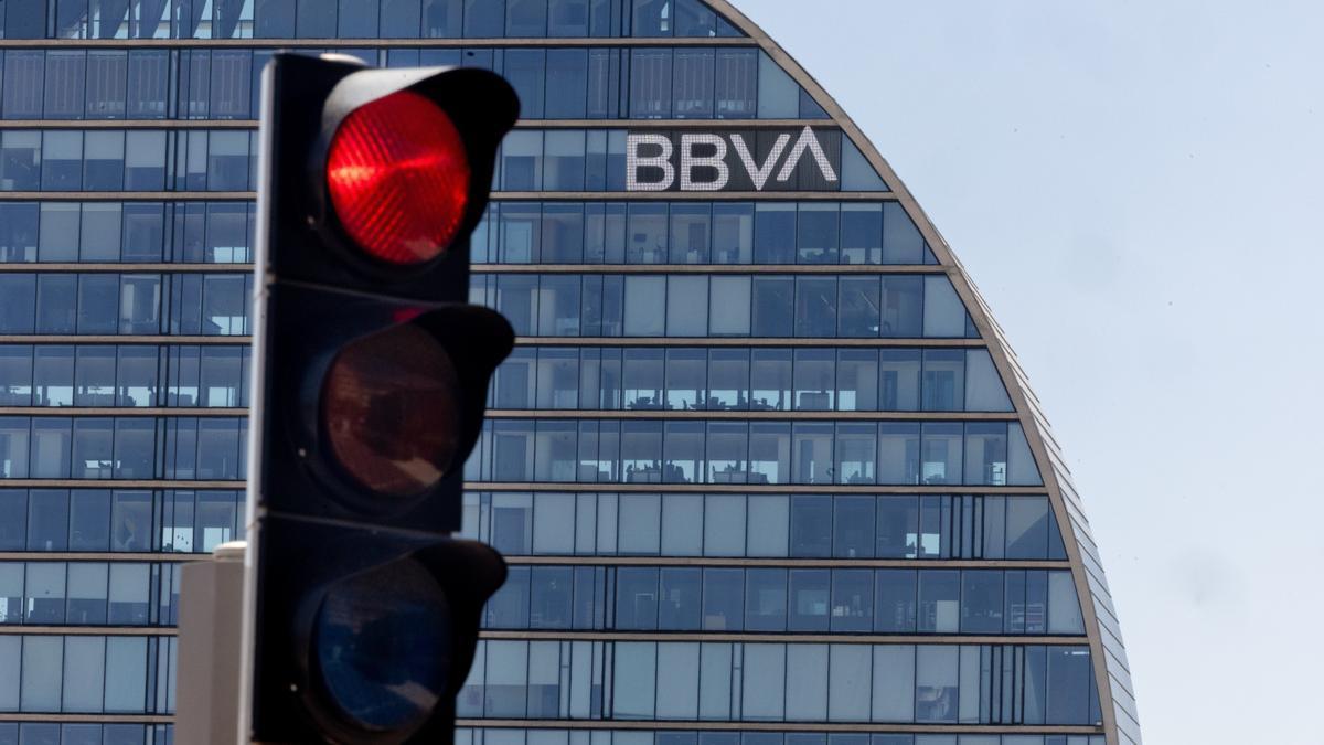 Sede el BBVA en Madrid.