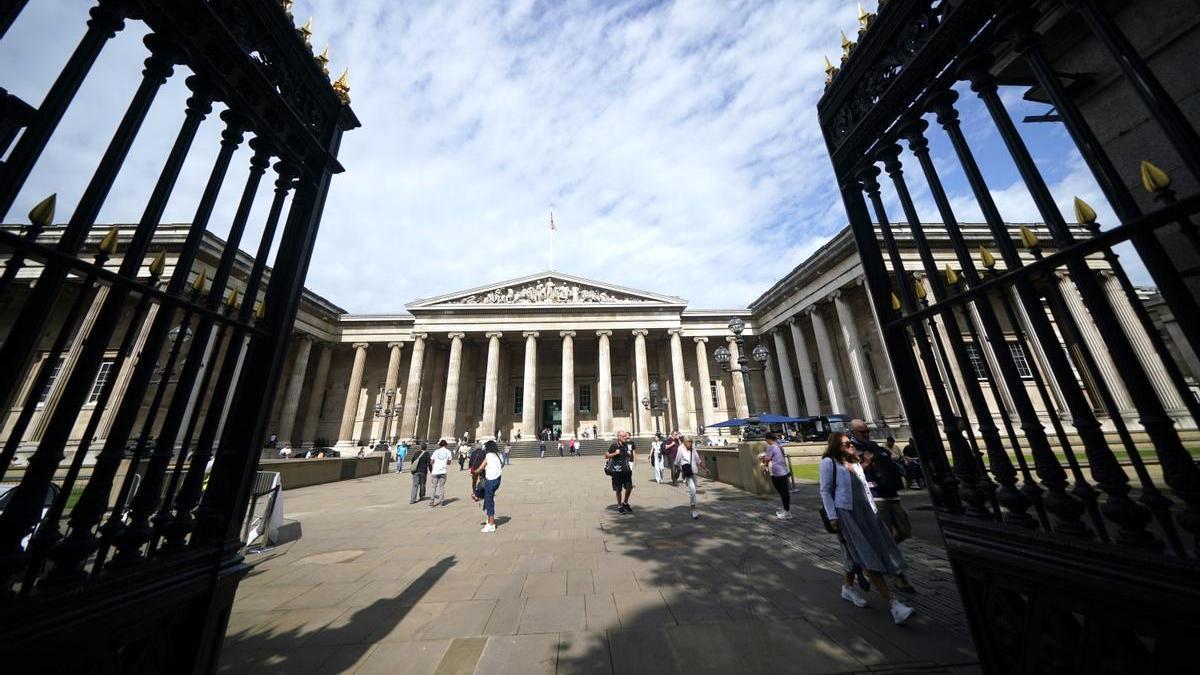 Vista general del Museo Británico de Londres.