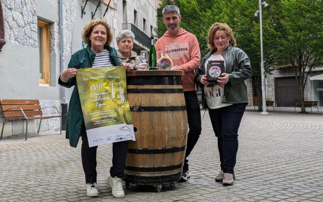 Presentación de la octava edición del Getariako Txakoli Eguna de Azpeitia. / Udala Presentación de la octava edición del Getariako Txakoli Eguna de Azpeitia.