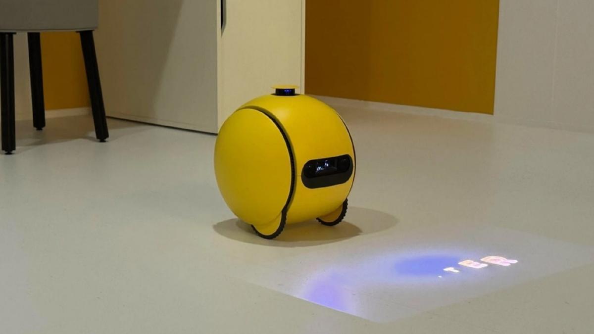 Ballie, el curioso robot doméstico de Samsung.