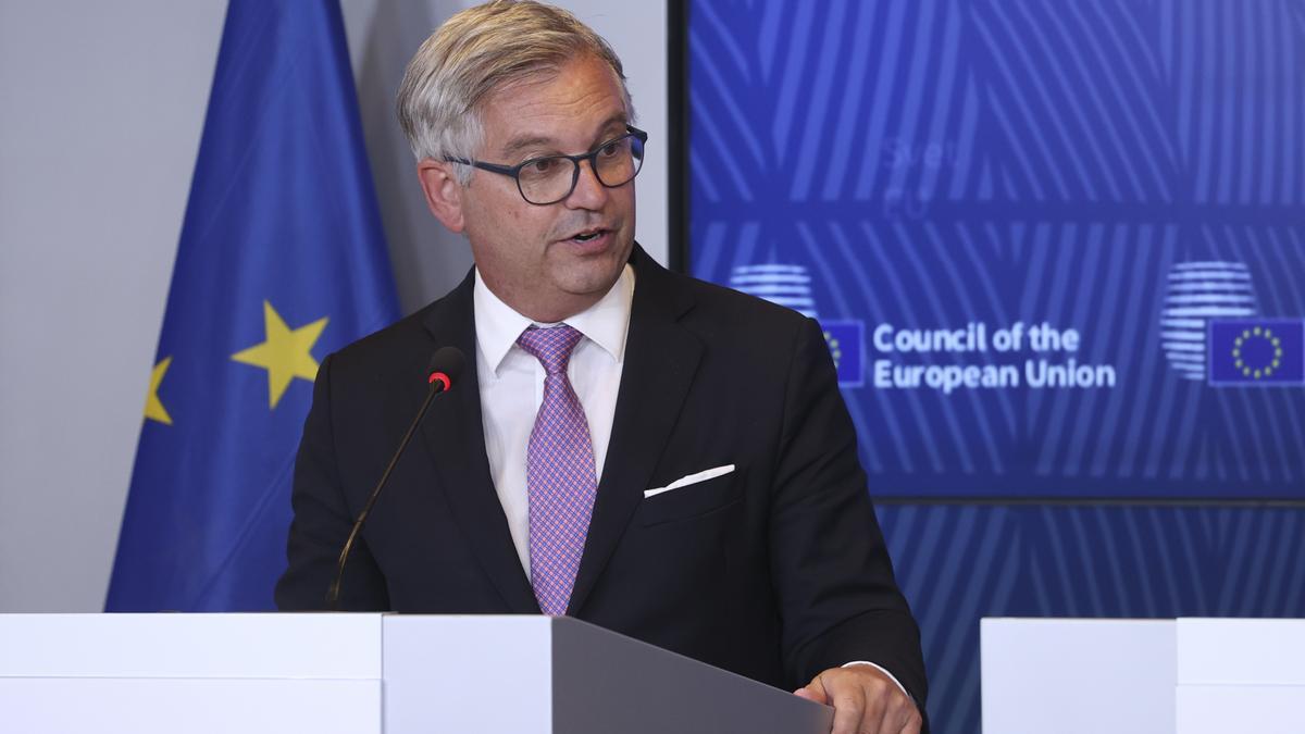 El comisario europeo de Interior, Magnus Brunner.