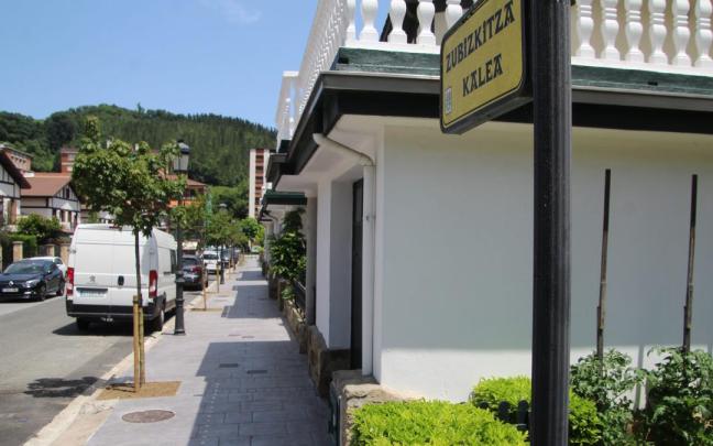Calle Zubizkitza de Lazkao.