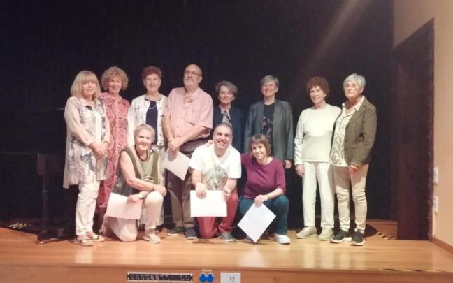 Ganadores del concurso de relatos de la asociación Kimetz de Ordizia del año 2025.