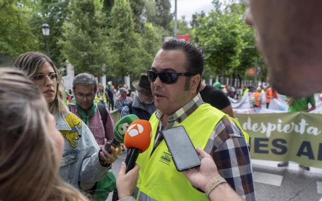 El líder de la Plataforma Nacional en Defensa del Sector del Transporte, Manuel Hernández. / EP El líder de la Plataforma Nacional en Defensa del Sector del Transporte, Manuel Hernández.
