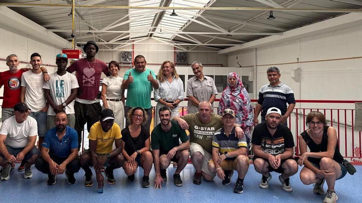 Visita este miércoles al centro ocupacional que la Fundación Sarea gestiona en Arrasate.