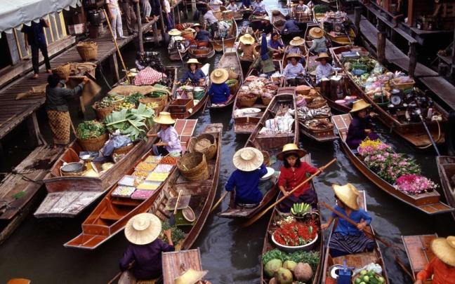 Vista panorámica de uno de los principales canales.
