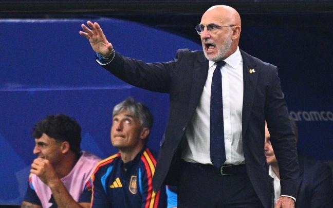 Luis de la Fuente, durante el pasado Mundial.