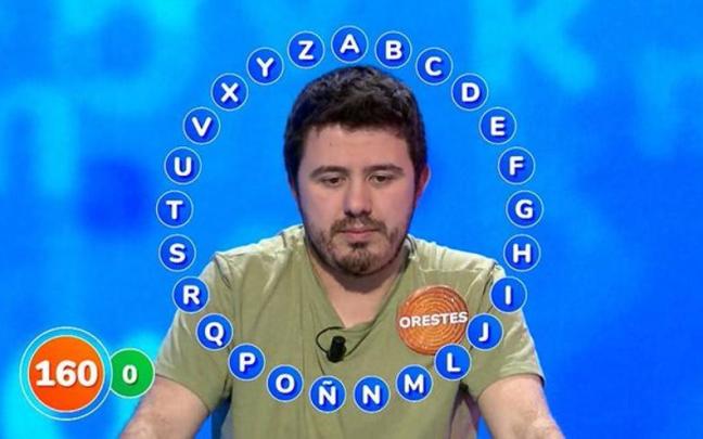 Orestes, el concursante más longevo de 'Pasapalabra'. Orestes, el concursante más longevo de 'Pasapalabra'.