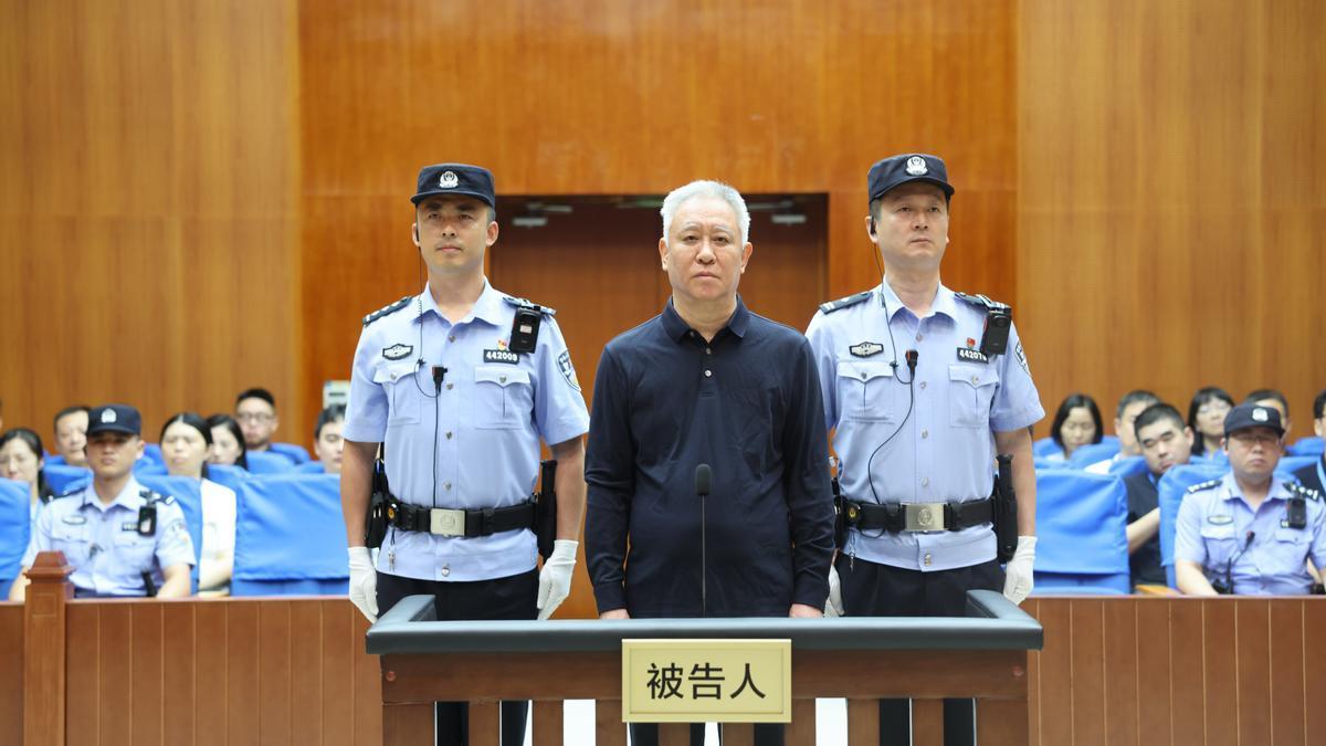 Xu Jiayin, fundador y antiguo presidente de Evengrande, tras ser condenado.