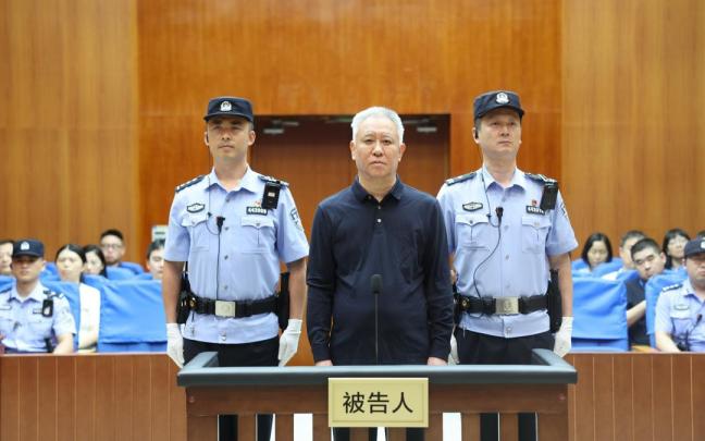 Xu Jiayin, fundador y antiguo presidente de Evengrande, tras ser condenado.