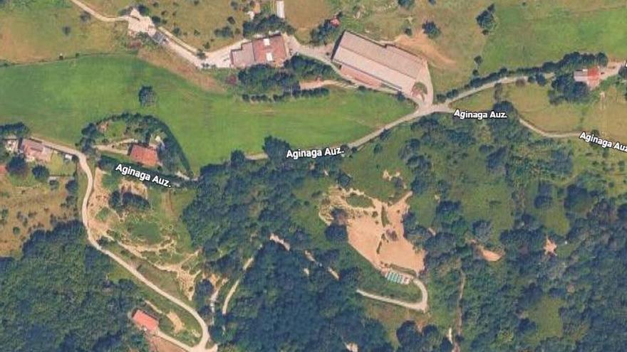 Zona del corte de tráfico.