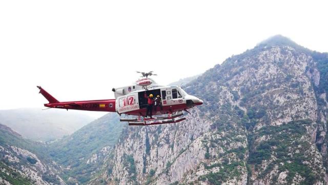 Imagen de archivo de un rescate en Cantabria.