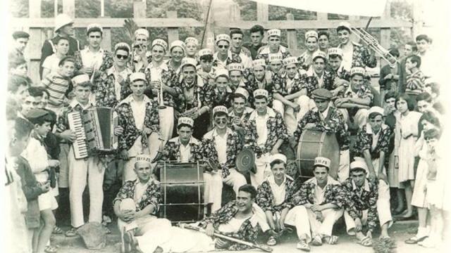 Una de las primeras fotos de la agrupación, en 1956.