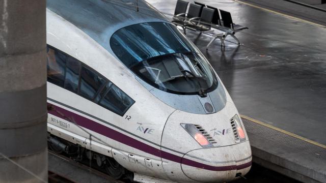 Trenes de Alta Velocidad en la Estación de Madrid Puerta de Atocha-Almudena Grandes.