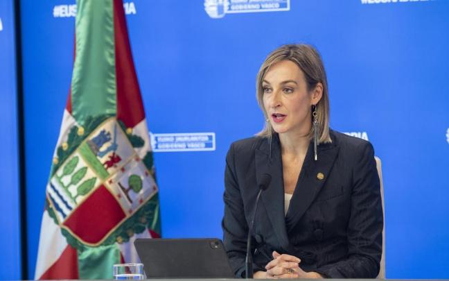 La portavoz del Gobierno Vasco y consejera de Autogobierno, Maria Ubarretxena