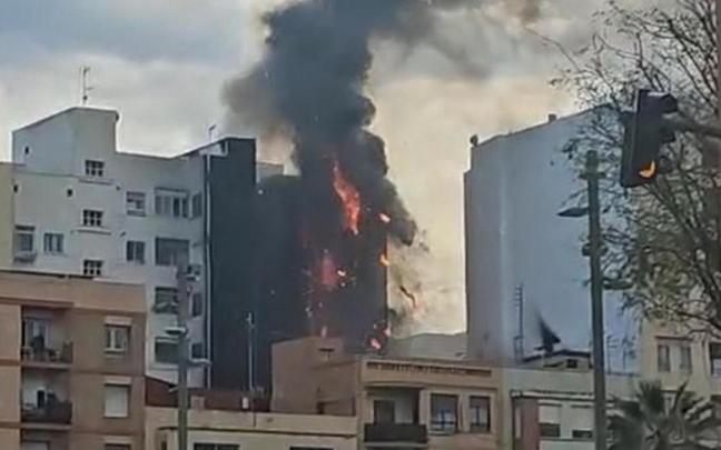 Incendio en Castellón. / EP Incendio en Castellón.
