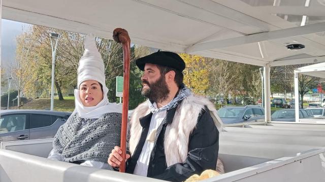 Olentzero y Maeri Domingi volverán a llegar a Basozelai montados en un tren txu txu