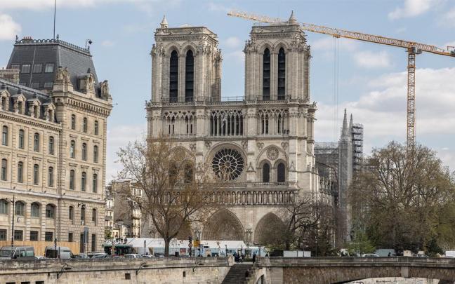 La catedral de Notre Dame, tras las obras de reconstrucción tras el incendio La catedral de Notre Dame, tras las obras de reconstrucción tras el incendio