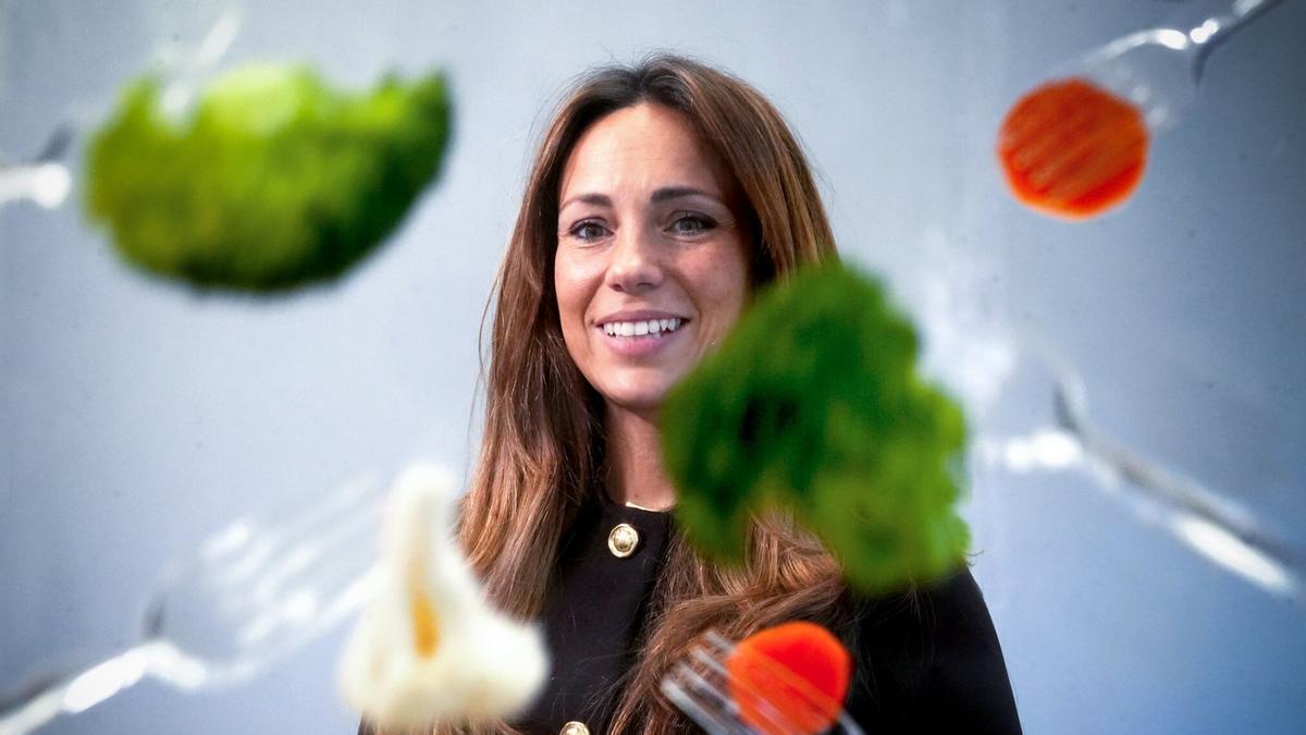 Blanca García-Orea durante la entrevista.