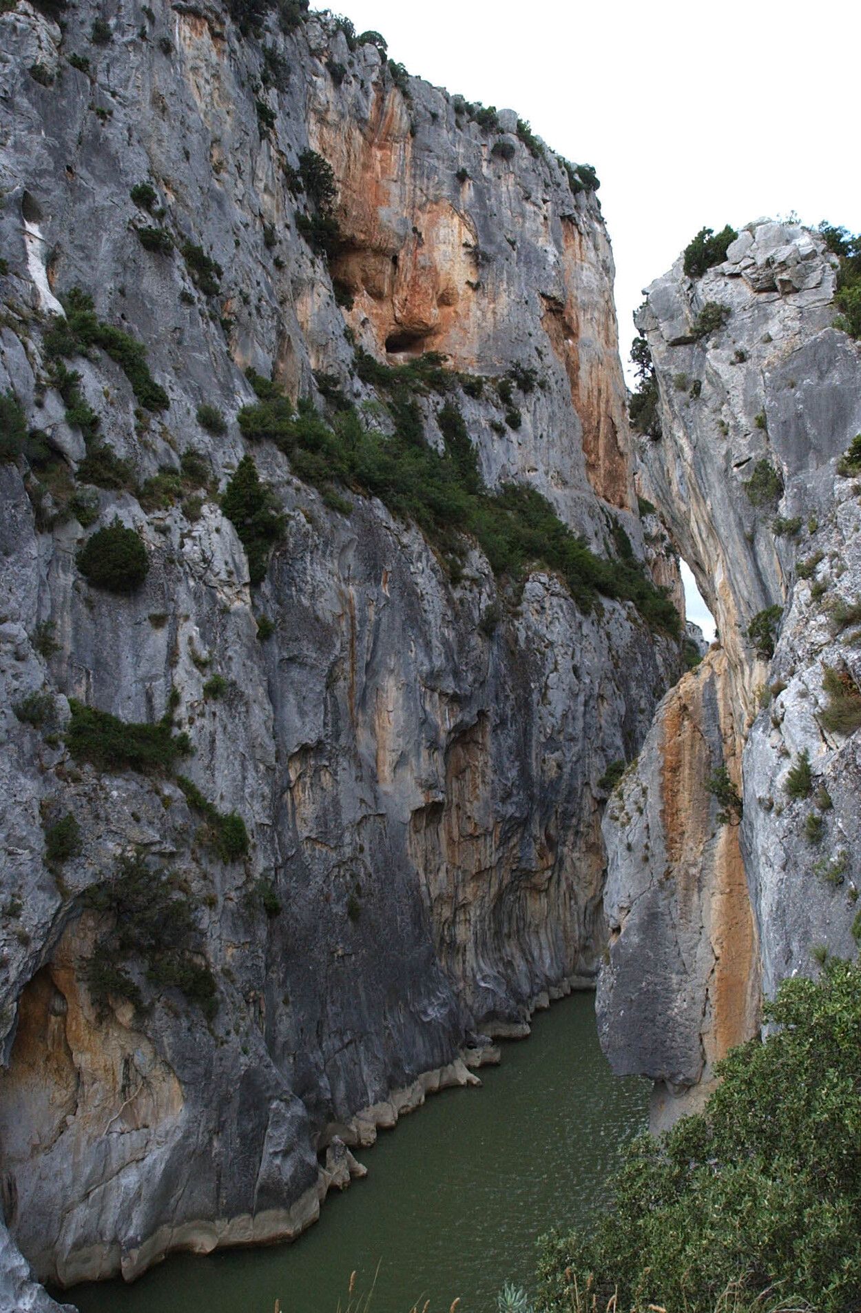 El desfiladero de la foz de Lumbier.