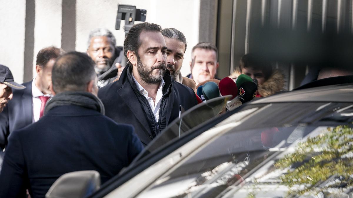 El empresario Víctor de Aldama sale de declarar en el Tribunal Supremo