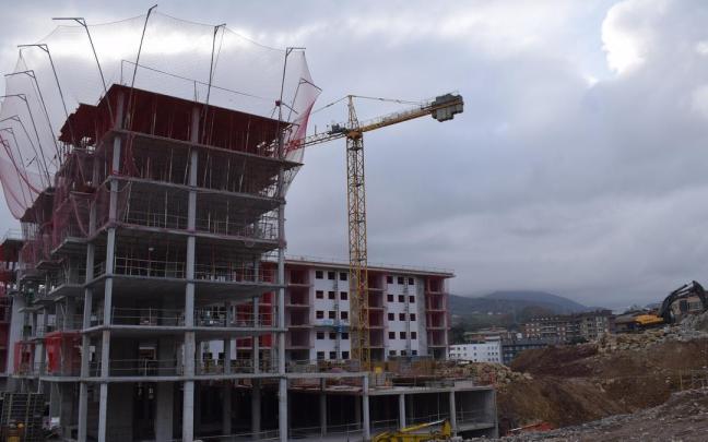 Construcción del barrio Ermotegi