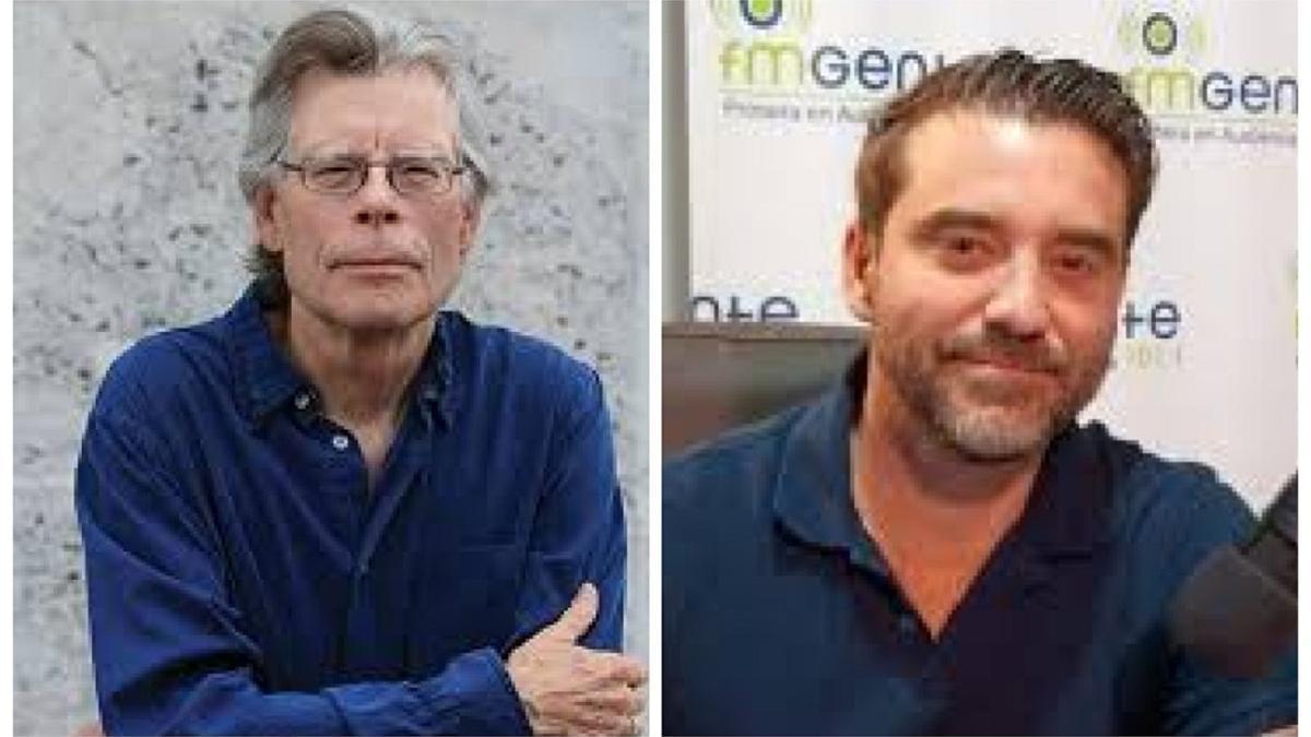 Stephen King y Javier Negre.