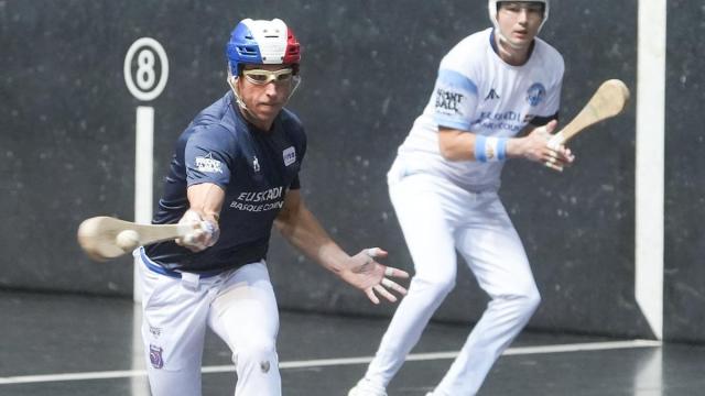 En imágenes: Necol y Brefel sufren en el segundo joko para derrotar a Maldonado-Firpo (Argentina) en la semifinal de pala corta de la Liga de Naciones
