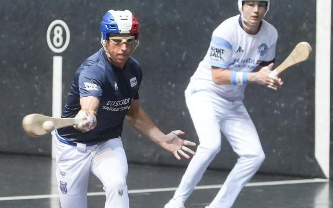 En imágenes: Necol y Brefel sufren en el segundo joko para derrotar a Maldonado-Firpo (Argentina) en la semifinal de pala corta de la Liga de Naciones