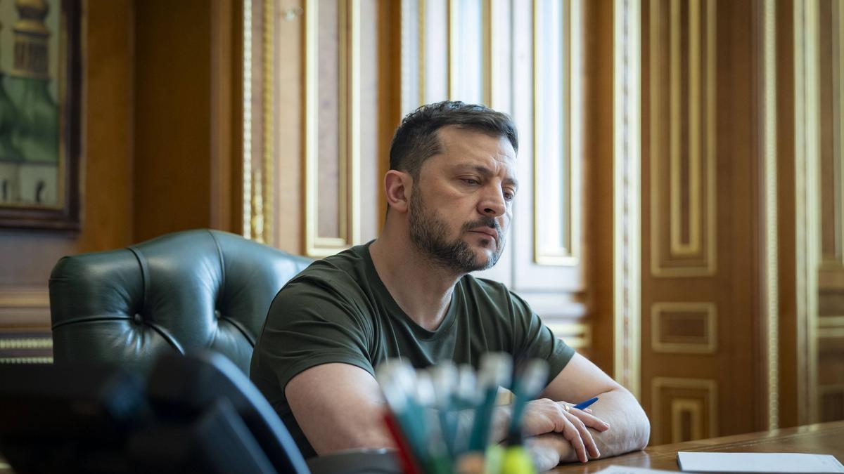 El presidente ucraniano, Volodimir Zelenski