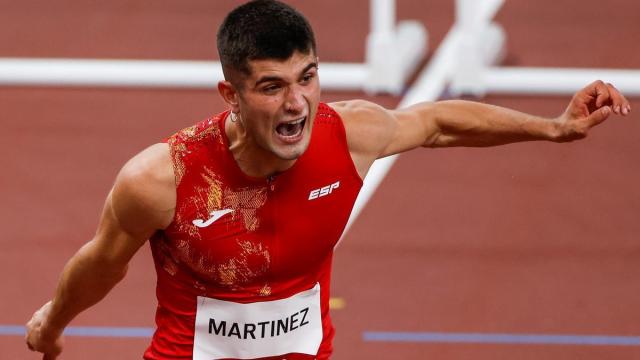 El atleta navarro Asier Martínez