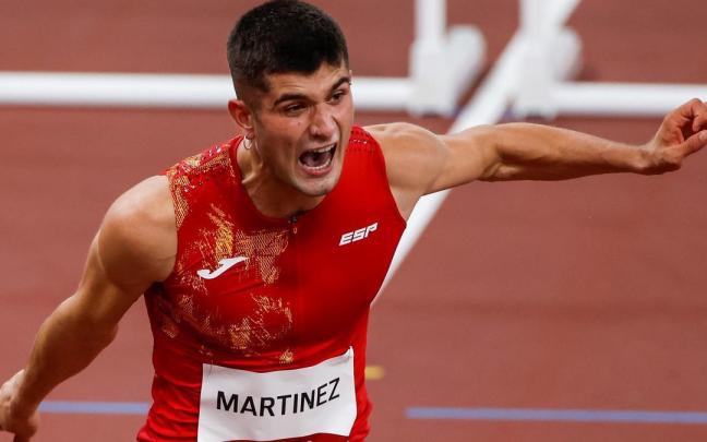 El atleta navarro Asier Martínez